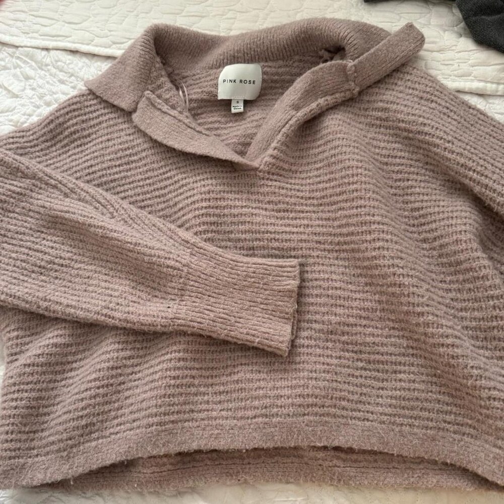 Pink Rose Women's Pink Jumper